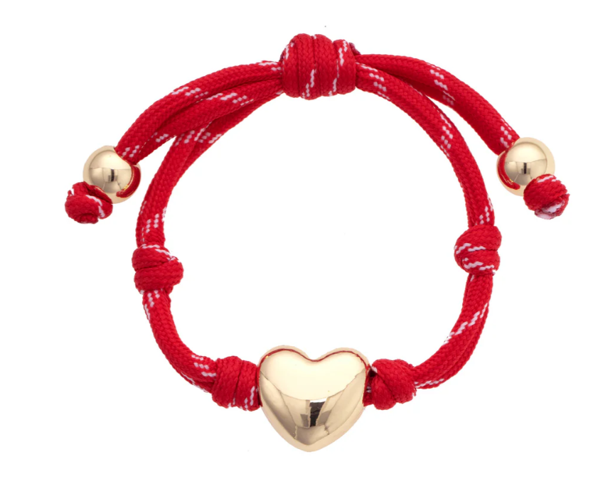 Blaine Puffy Heart Paracord Bracelet