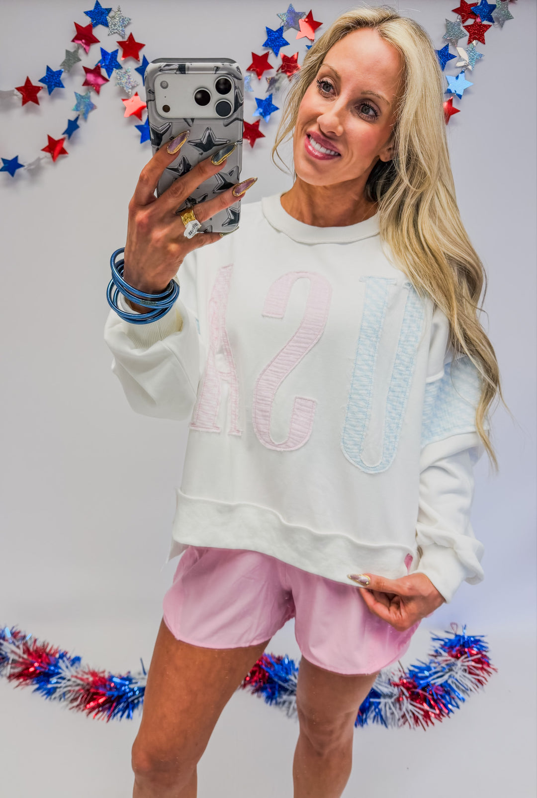 Sweet USA Patch Pullover