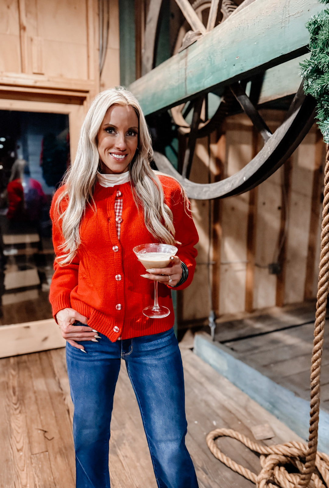 Blissful Times Plaid Button Cardigan