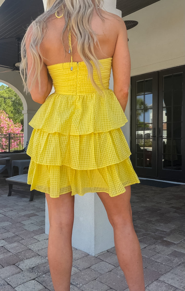 Bursting Bold Halter Dress