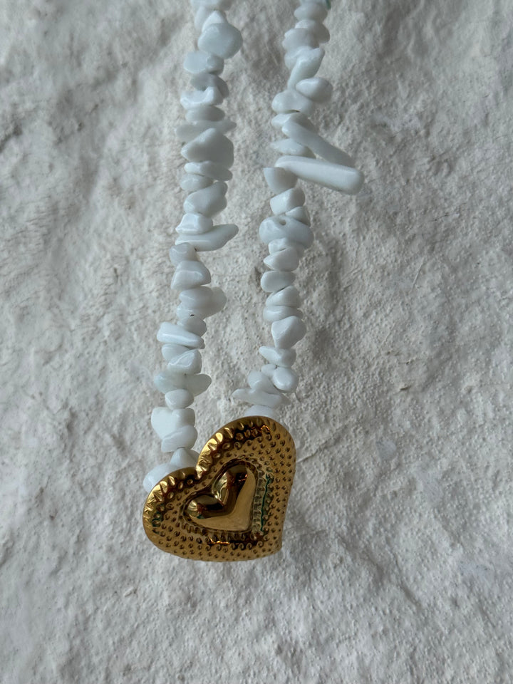 Carly Heart Shell Necklace