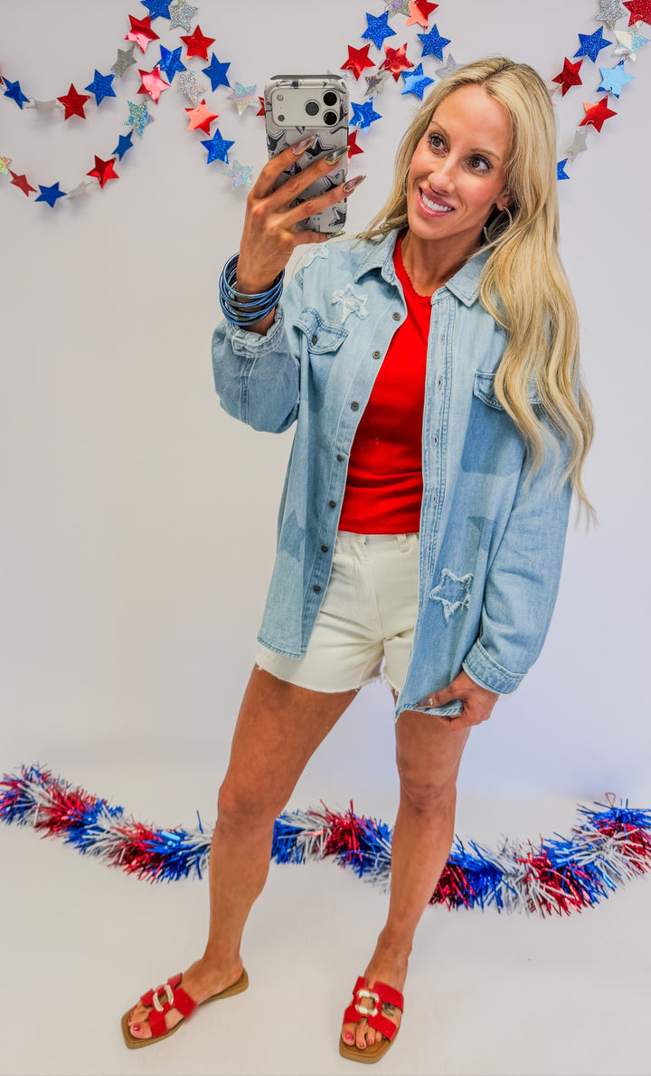 The Lucky Star Denim Shirt