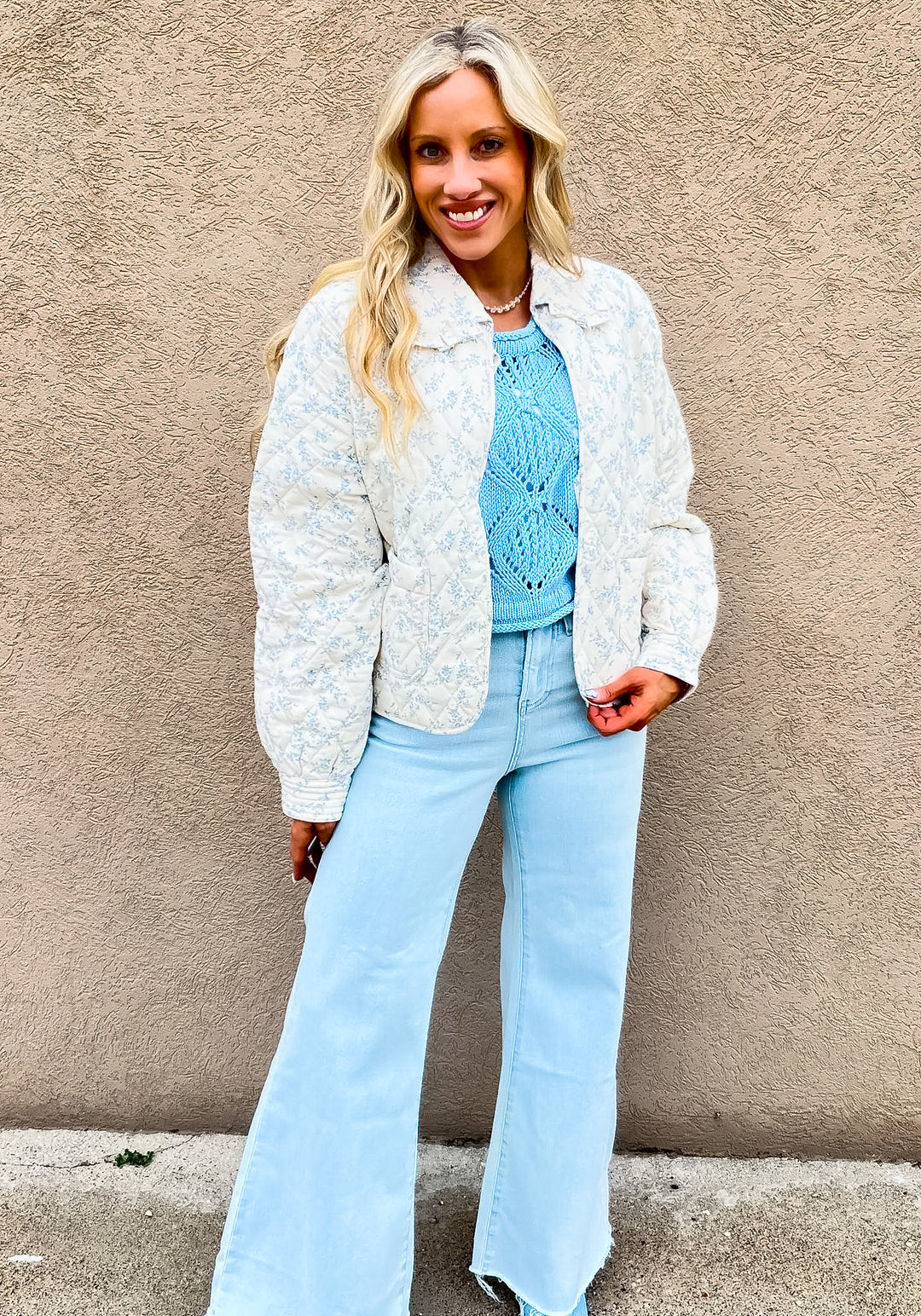 Tea Time Floral Quilted Jacket