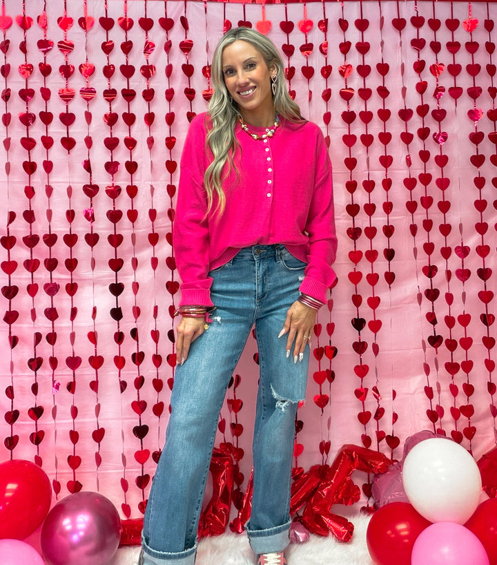 Lemmon Drop Button Up Henley