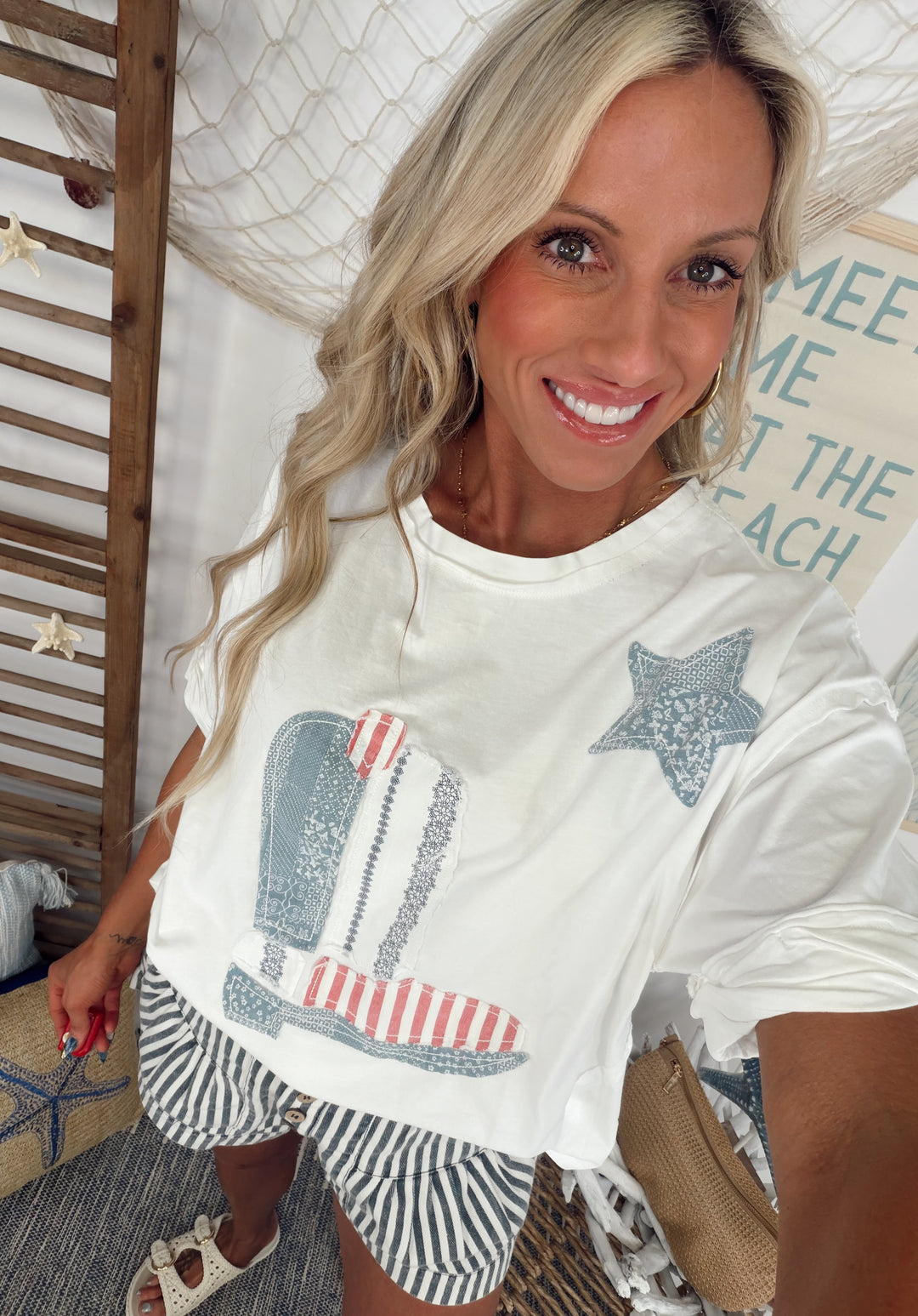 Red, White & Rodeo Tee