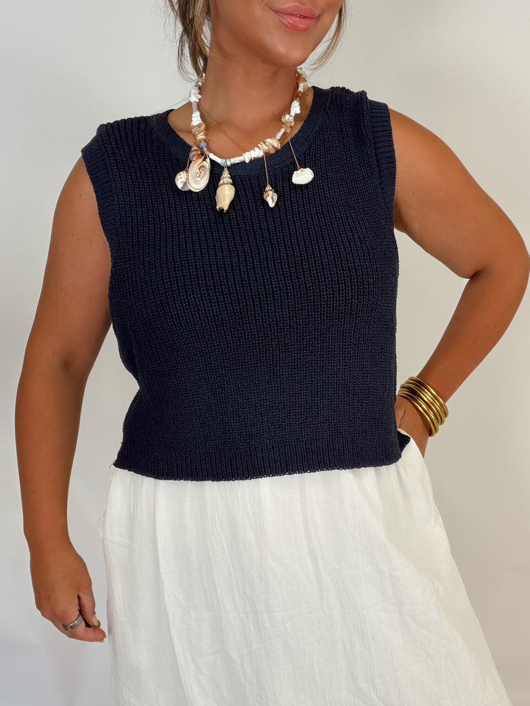 Layered Ease Midi Dress