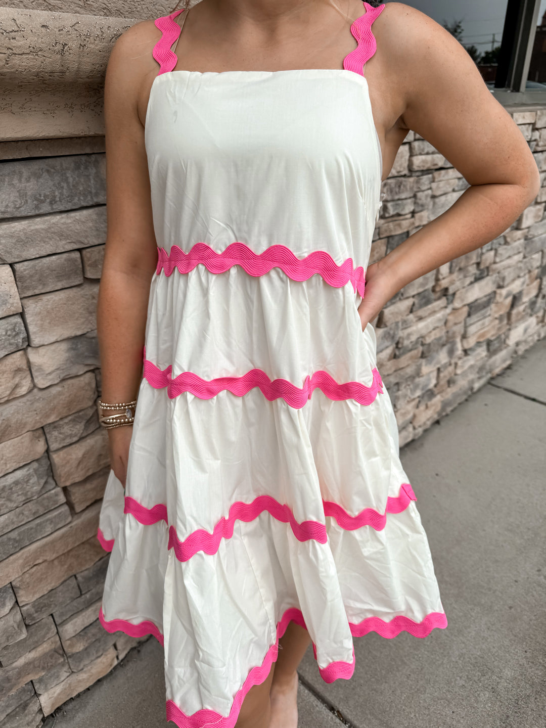 Time To Shine Pattern Dress