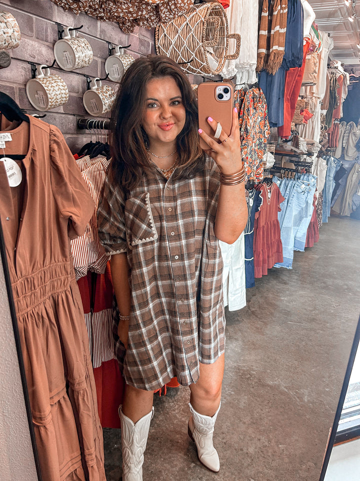Plaid Party Dress