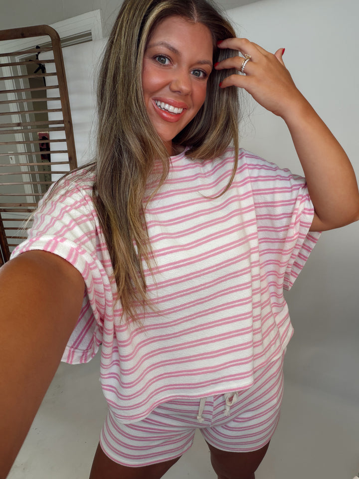 On Repeat Lounge Set - Pink