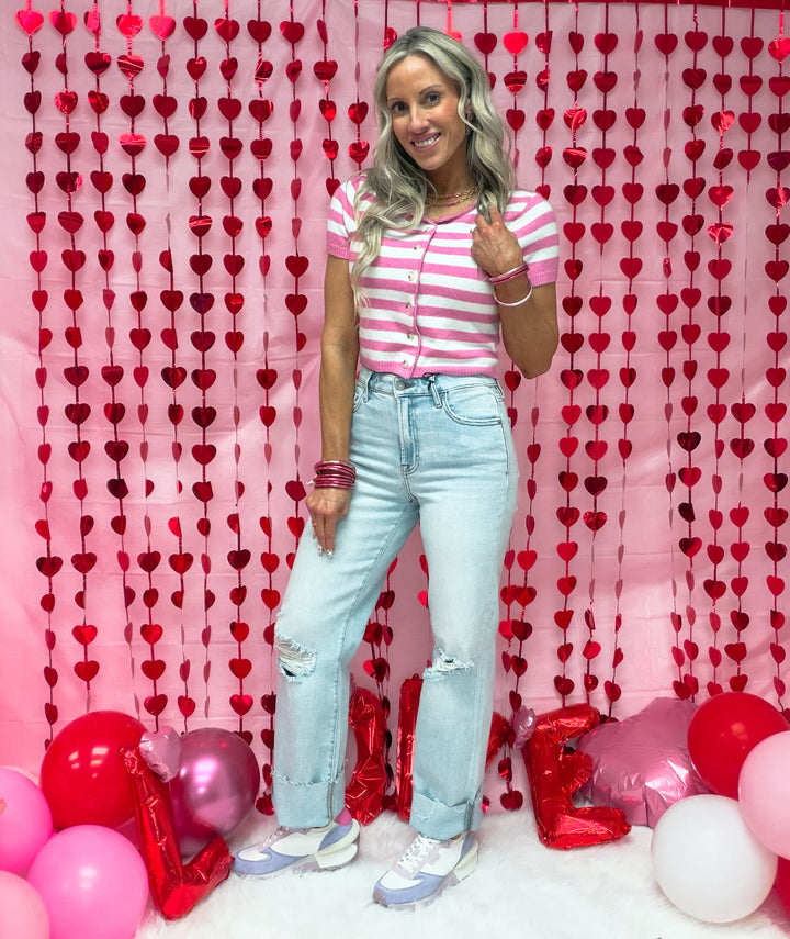 Cotton Candy Stripe Cardi