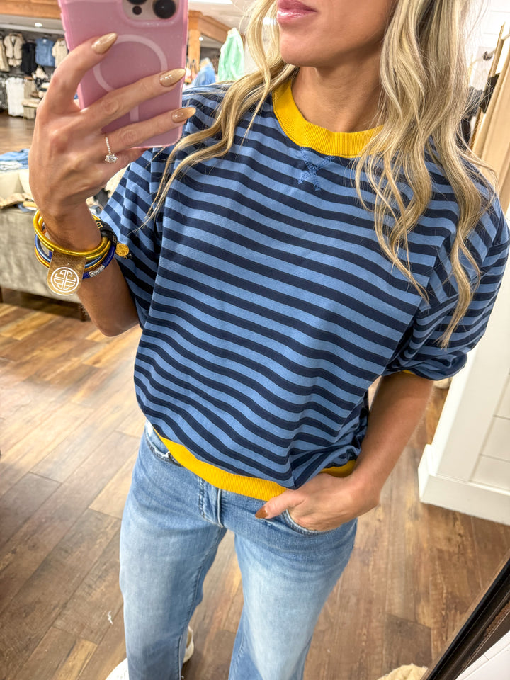 Game Day Ready Striped Top
