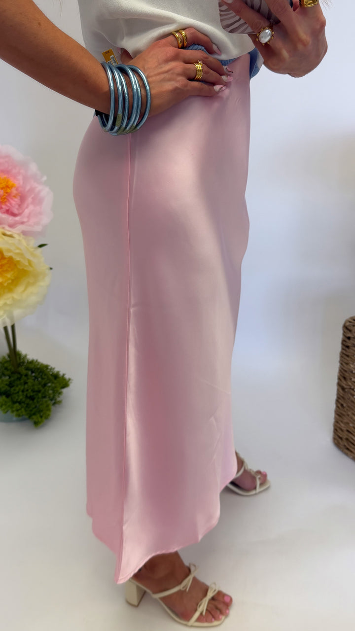 Silky Dreams Midi Skirt
