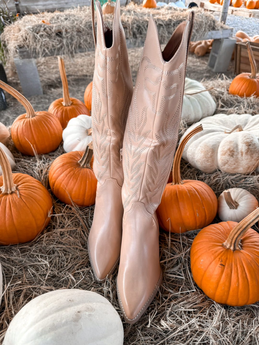 Samara Embroidered Tall Boot