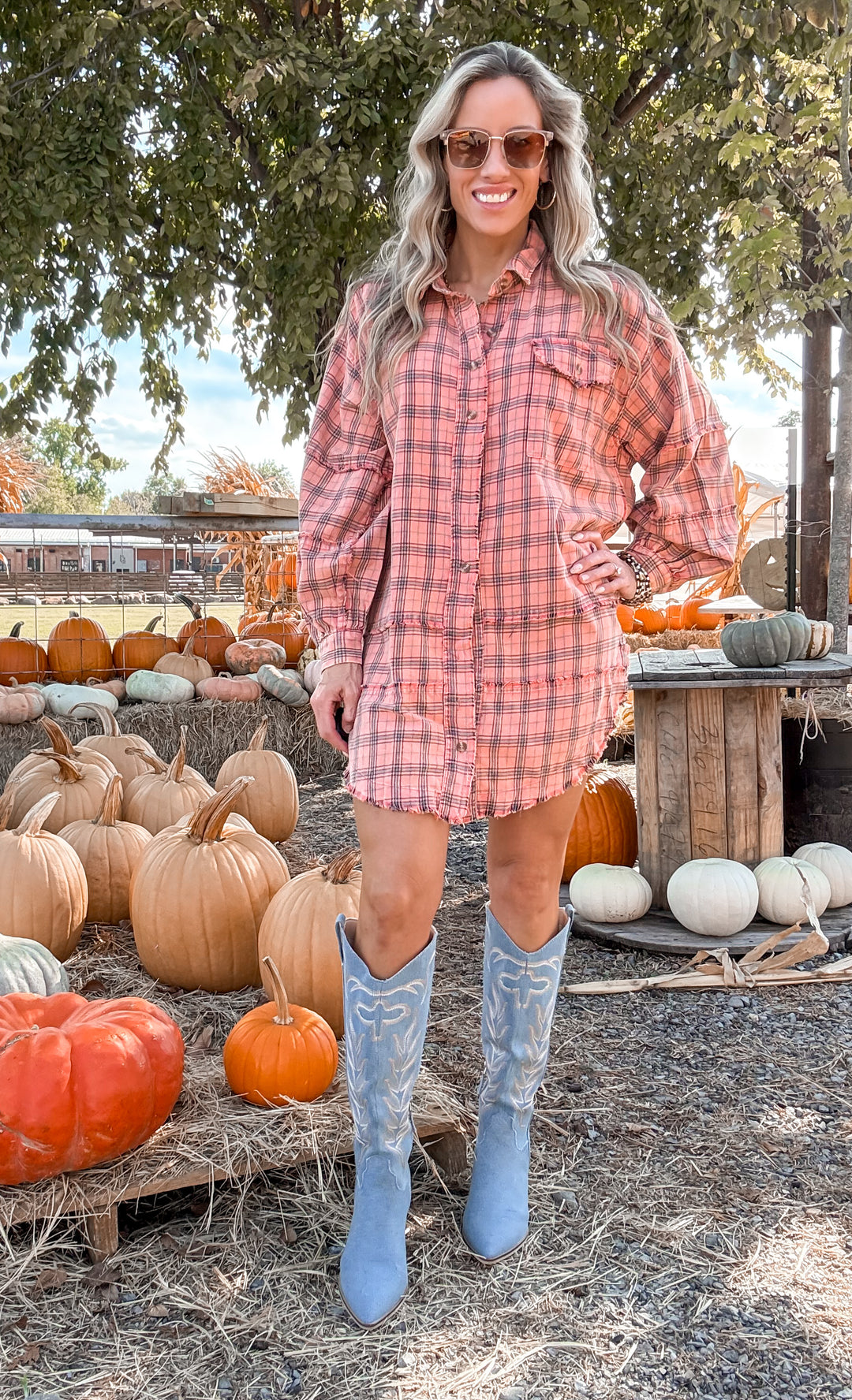 On Your Radar Plaid Top