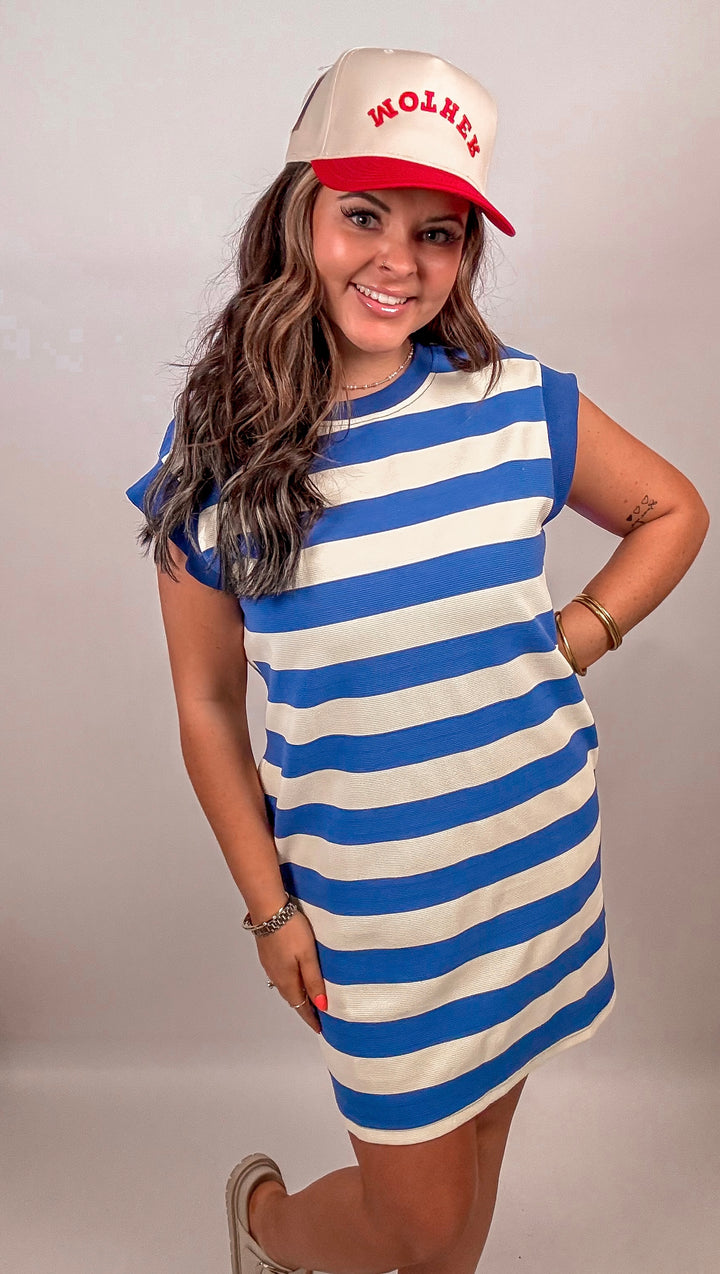 Off Topic Stripe Dress