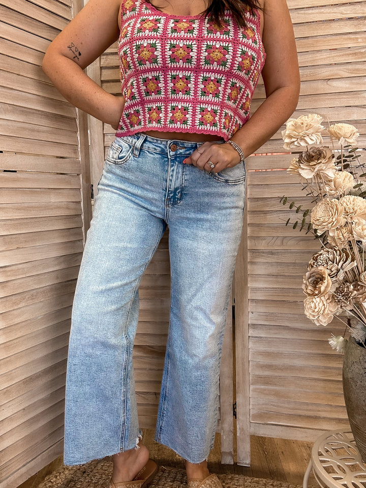 The Collins High Rise Wide Pant