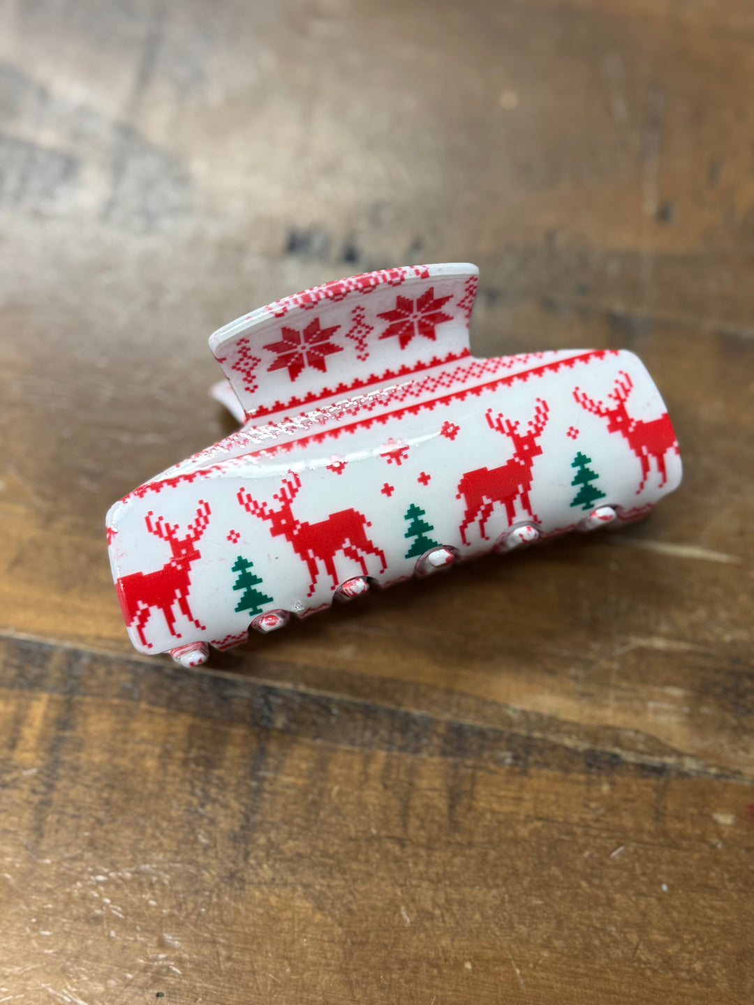 Dashing Through The Snow Hair Clip