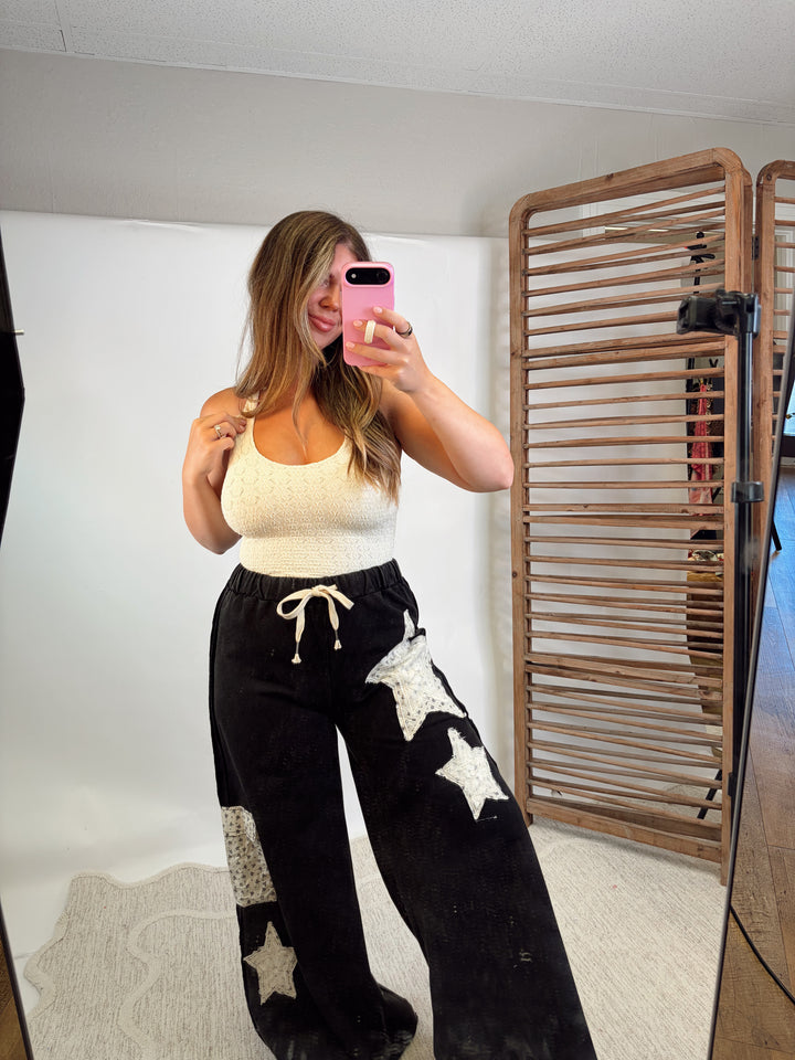 Night Sky Patchwork Pants