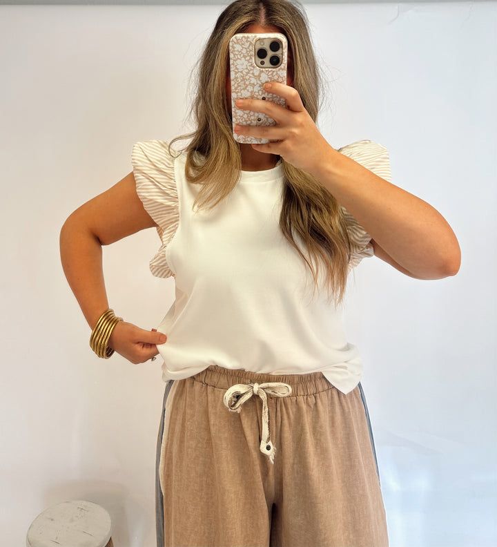 Untamed Flutter Tee