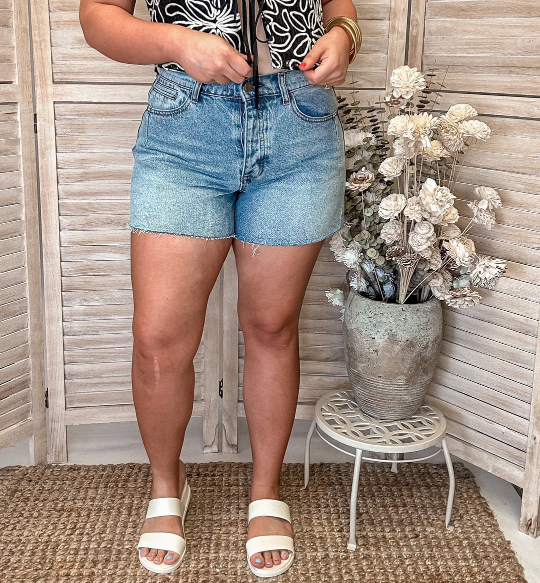 The Vibe Denim Shorts