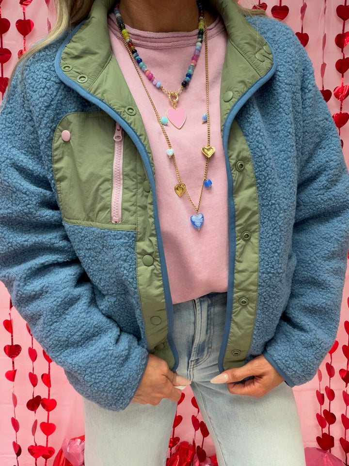 The Frosted Meadow Snap-up Jacket