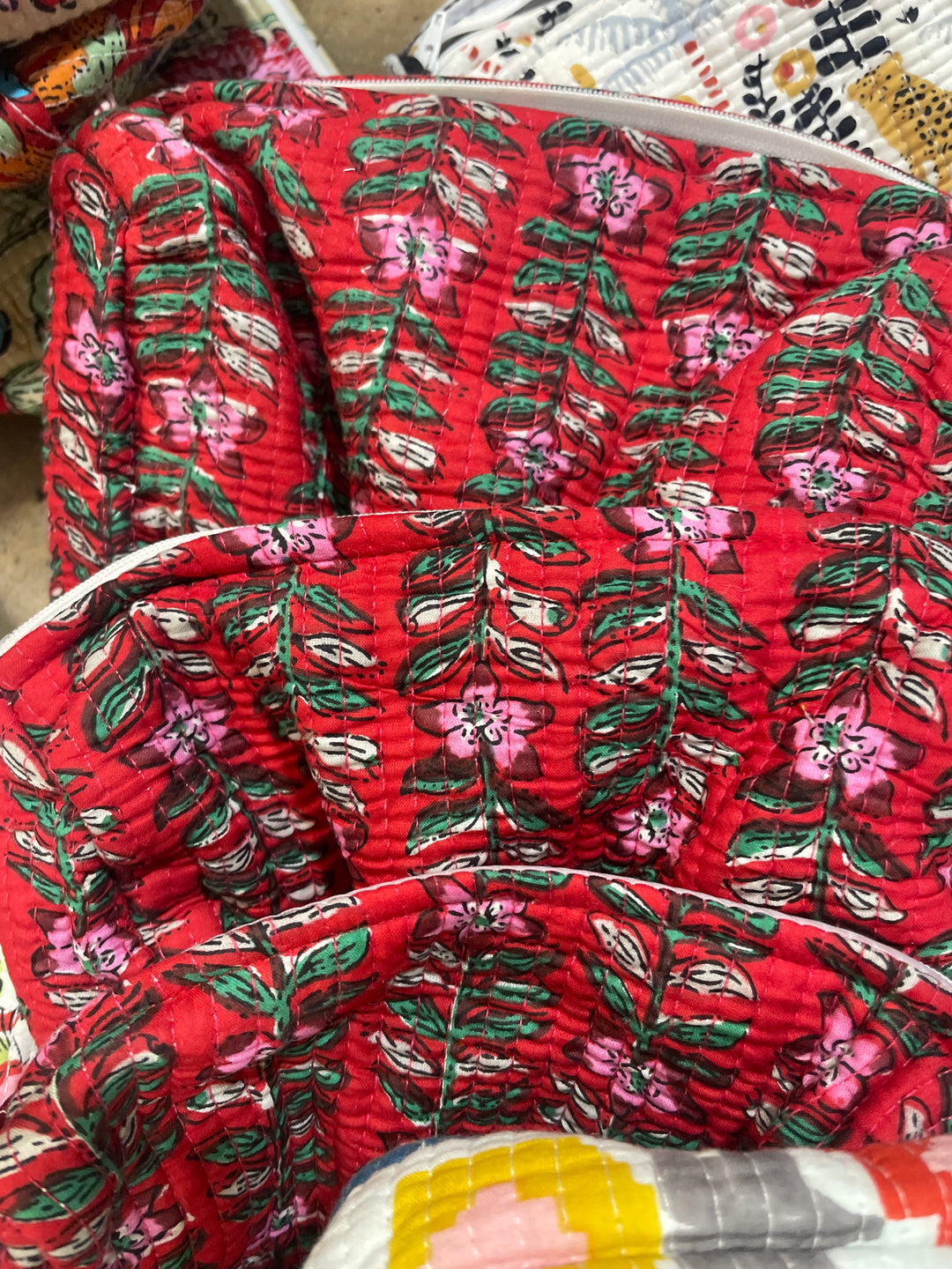 The Gypsy Studio Quilted Cosmetic Bag