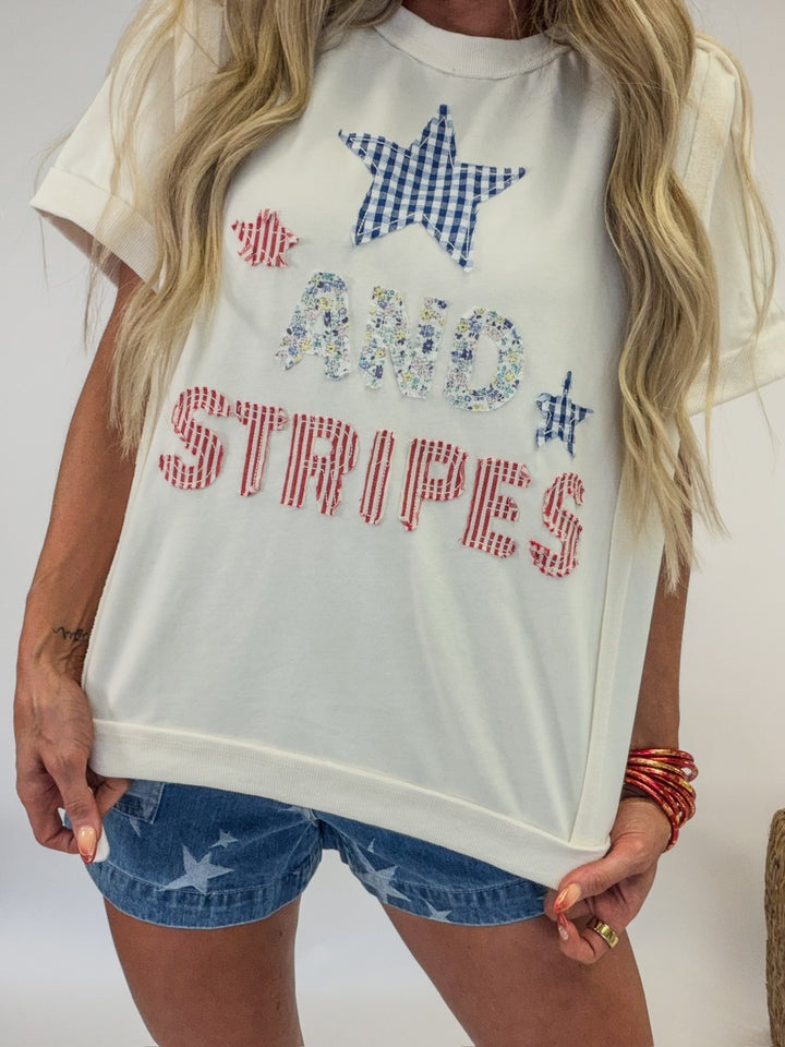 Stars & Stripes Patch Tee