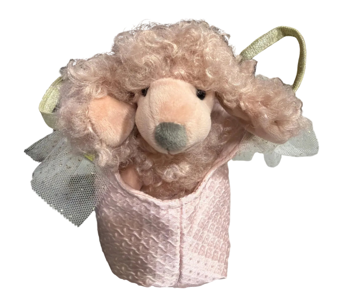 Paris Pink Poodle Plush Toy + Purse