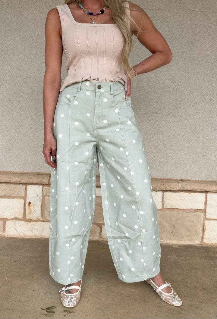 The Chic Dot Wide Leg