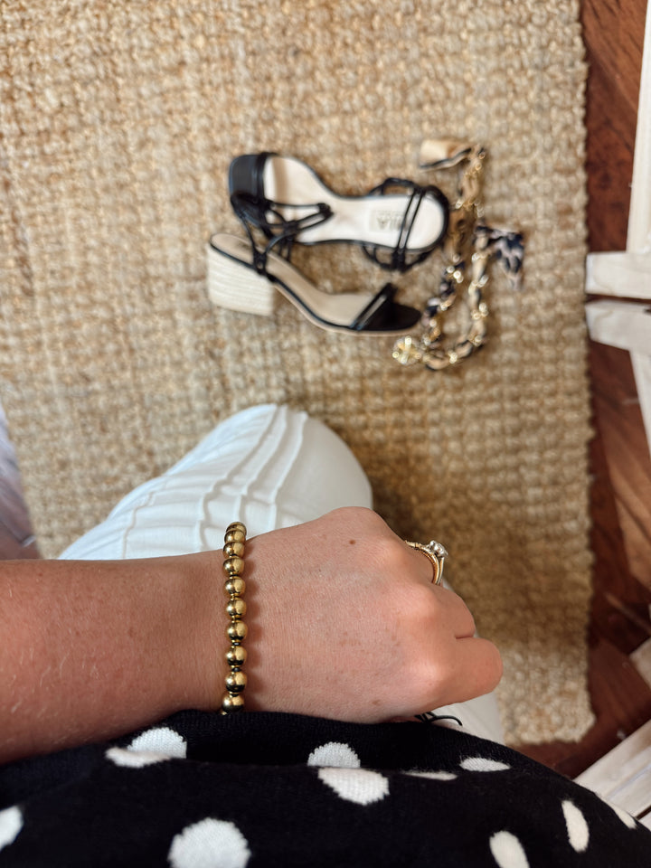 Classic Gold Ball Bracelets