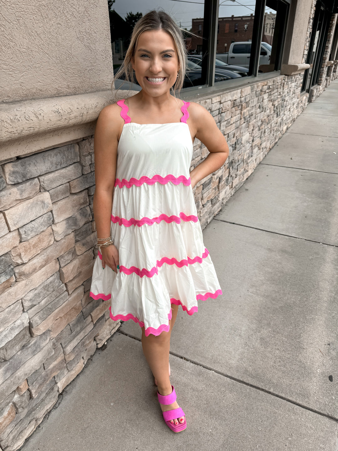 Time To Shine Pattern Dress