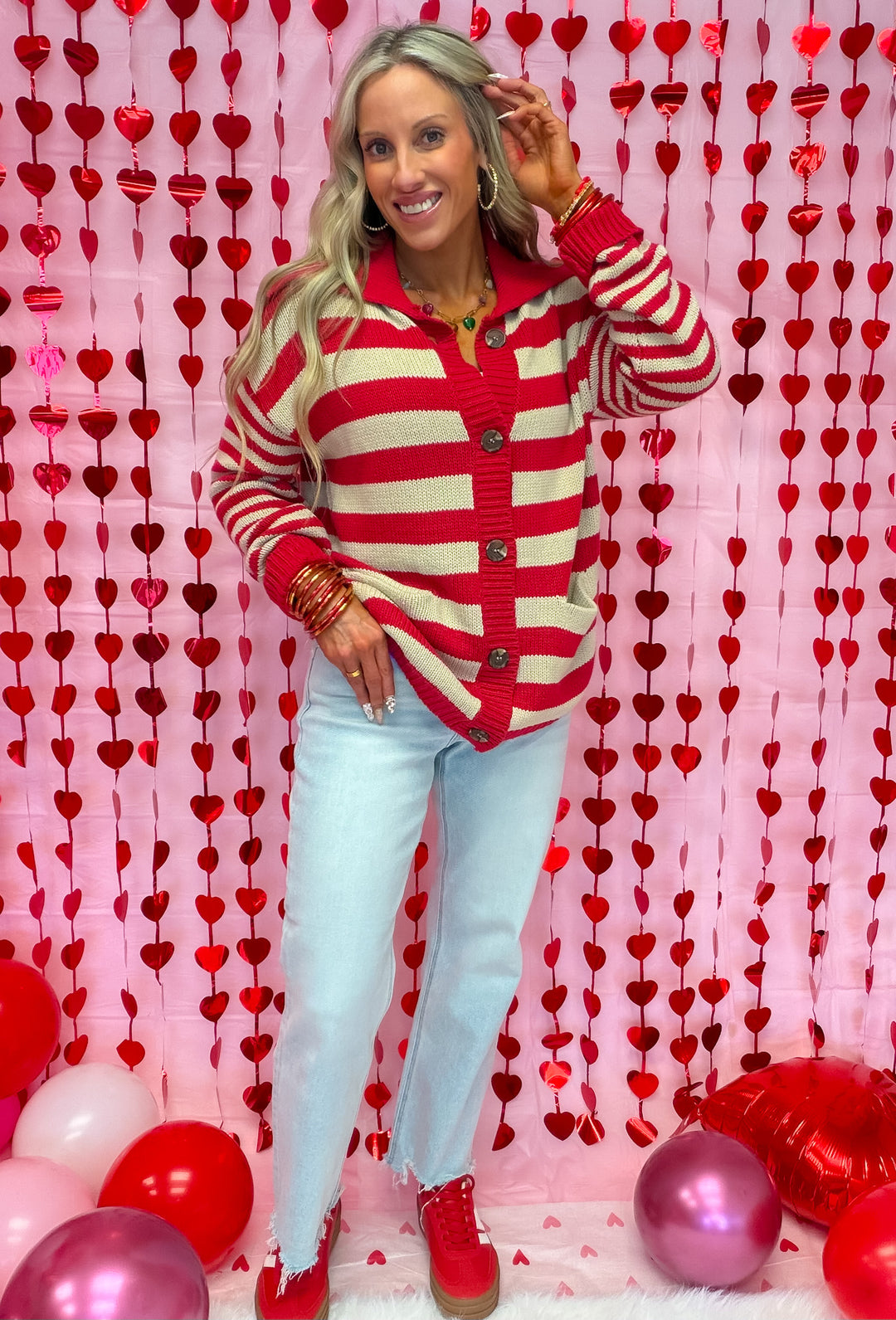The Candy Stripe Cardigan