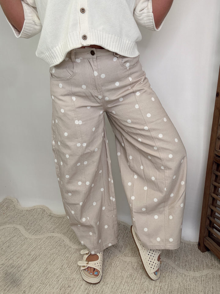 The Chic Dot Wide Leg
