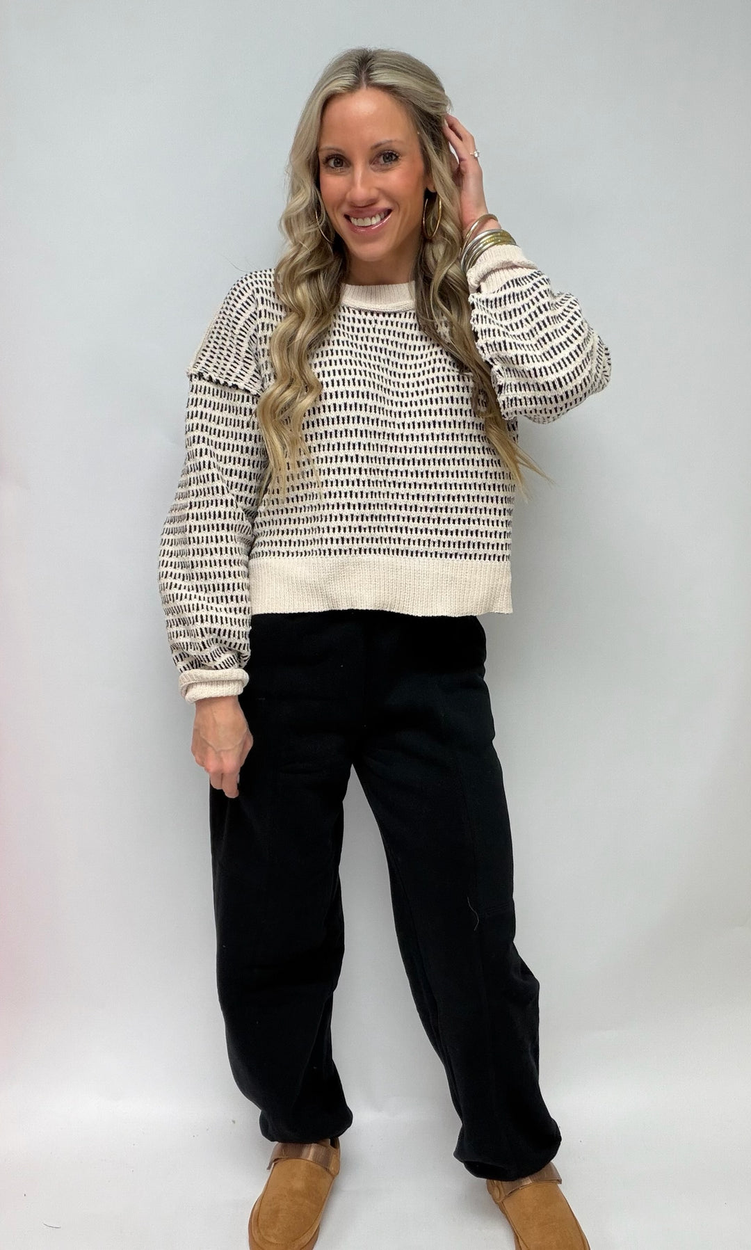 SBS- The Waffle Stitch Sweater