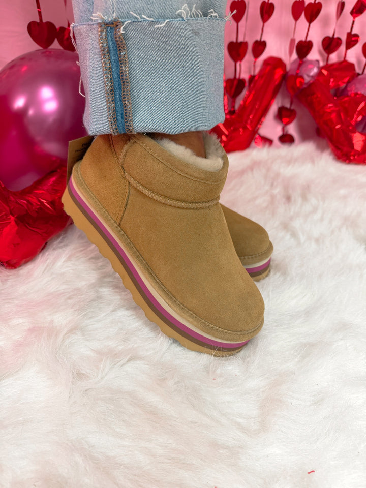 Lyla Retro Shorty Platform Bootie