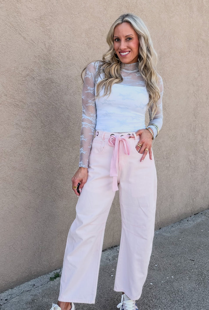 Whispered Romance Sheer Top