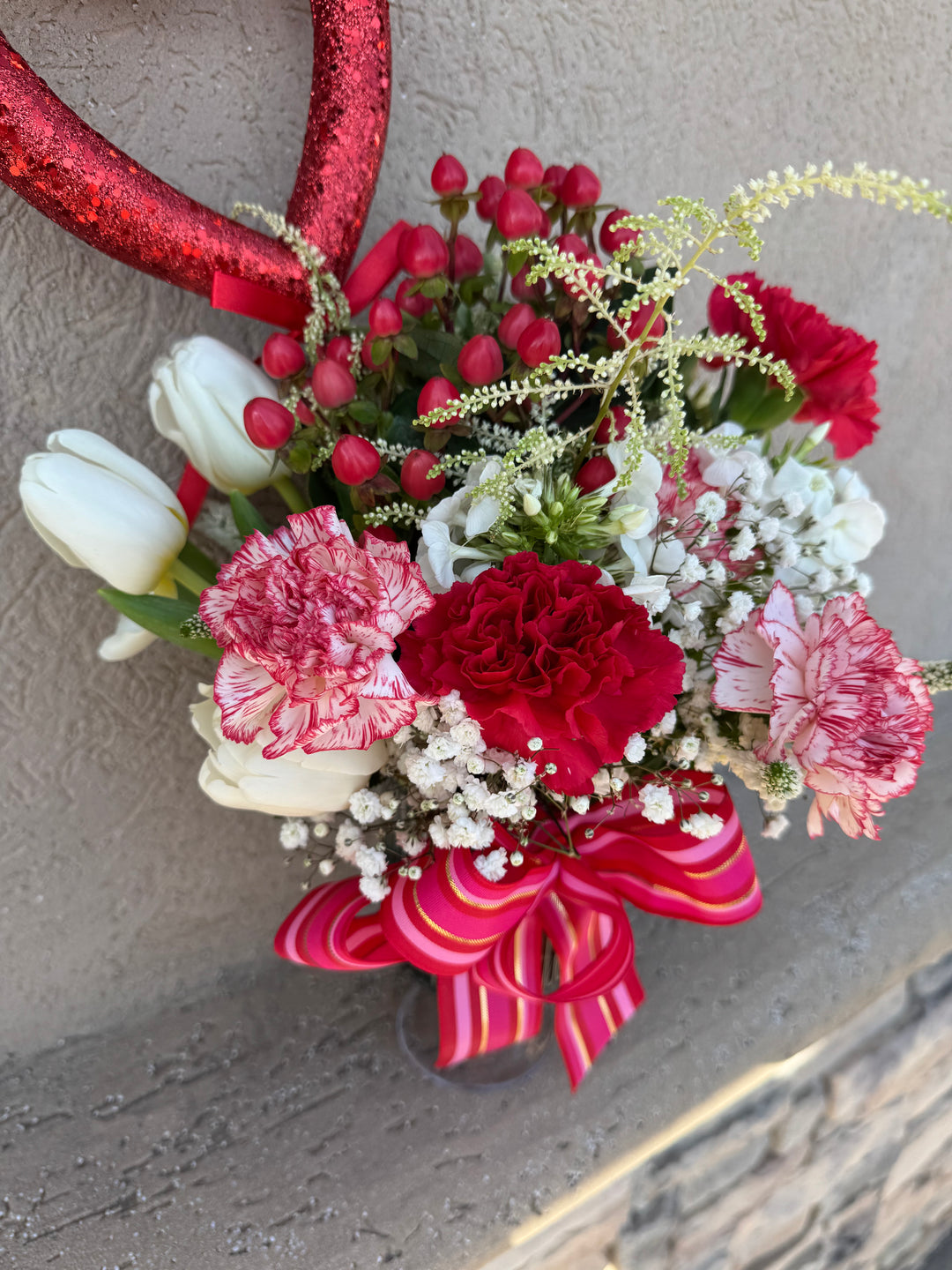 Valentine Mixed Floral Arrangement - Large