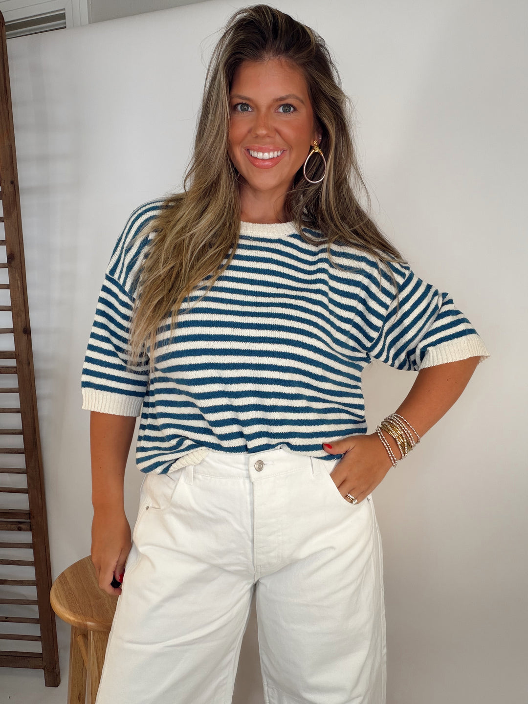 Totally You Stripe Top