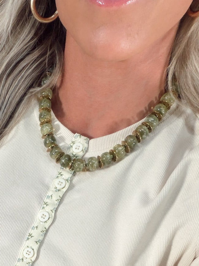 Green With Envy Waterproof Necklace