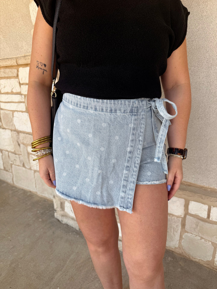 Playful Polka Dot Skort