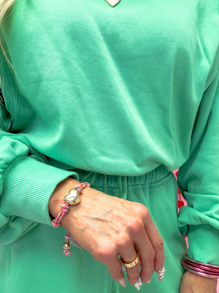 Blaine Puffy Heart Paracord Bracelet