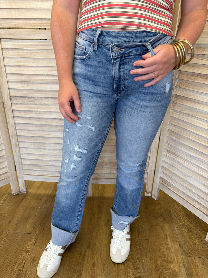 Desi High Rise Asymetrical Pant