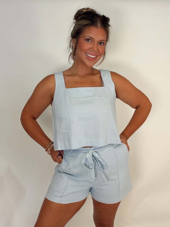 Everyday Linen Crop Tank