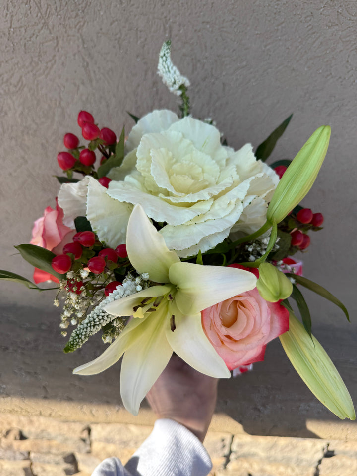 Valentine Mixed Floral Arrangement - Medium