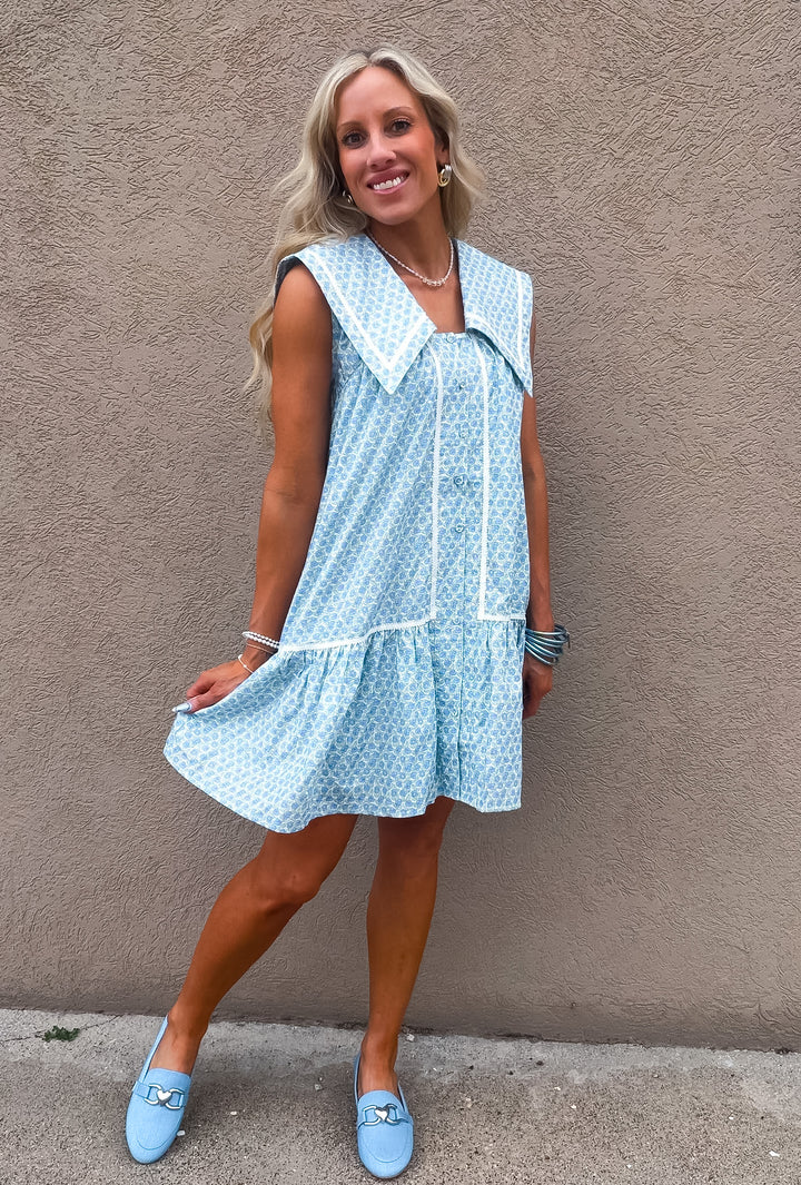 Cambridge Mimosas Collared Floral Dress