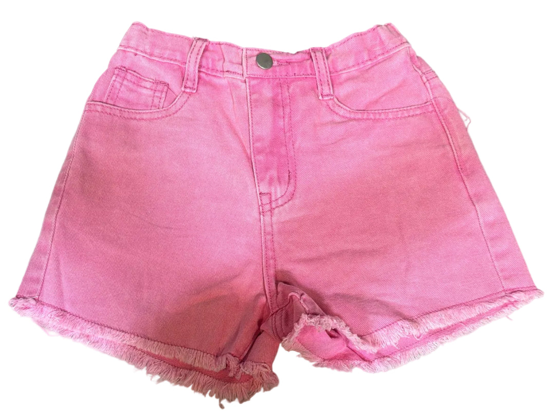 Pretty in Pink Denim Short