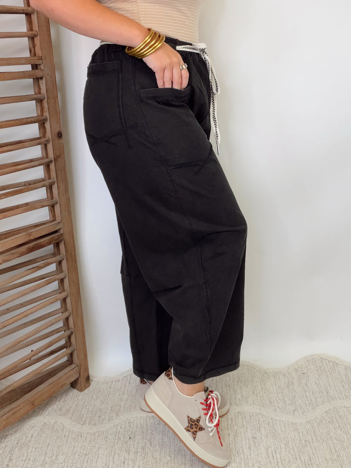 Shake It Off Tie Waist Pants