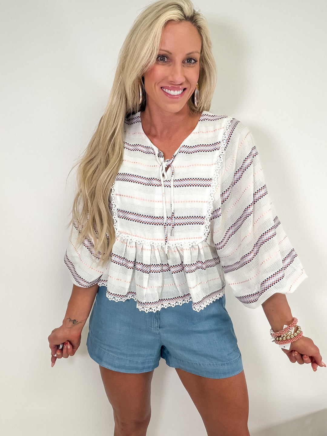 The Summer Social Peplum