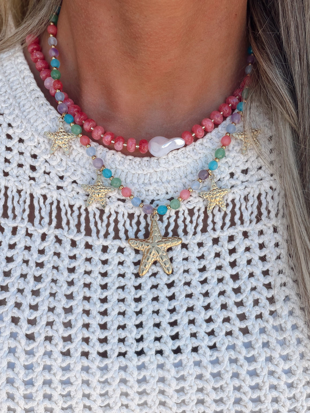 Down By The Sea Beaded Necklace