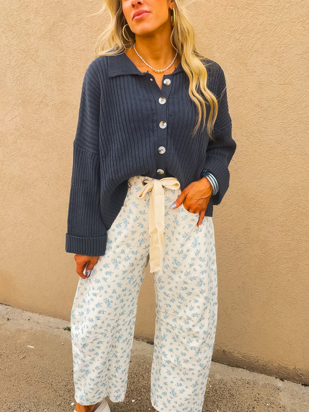 Simply Basic Button Down Sweater